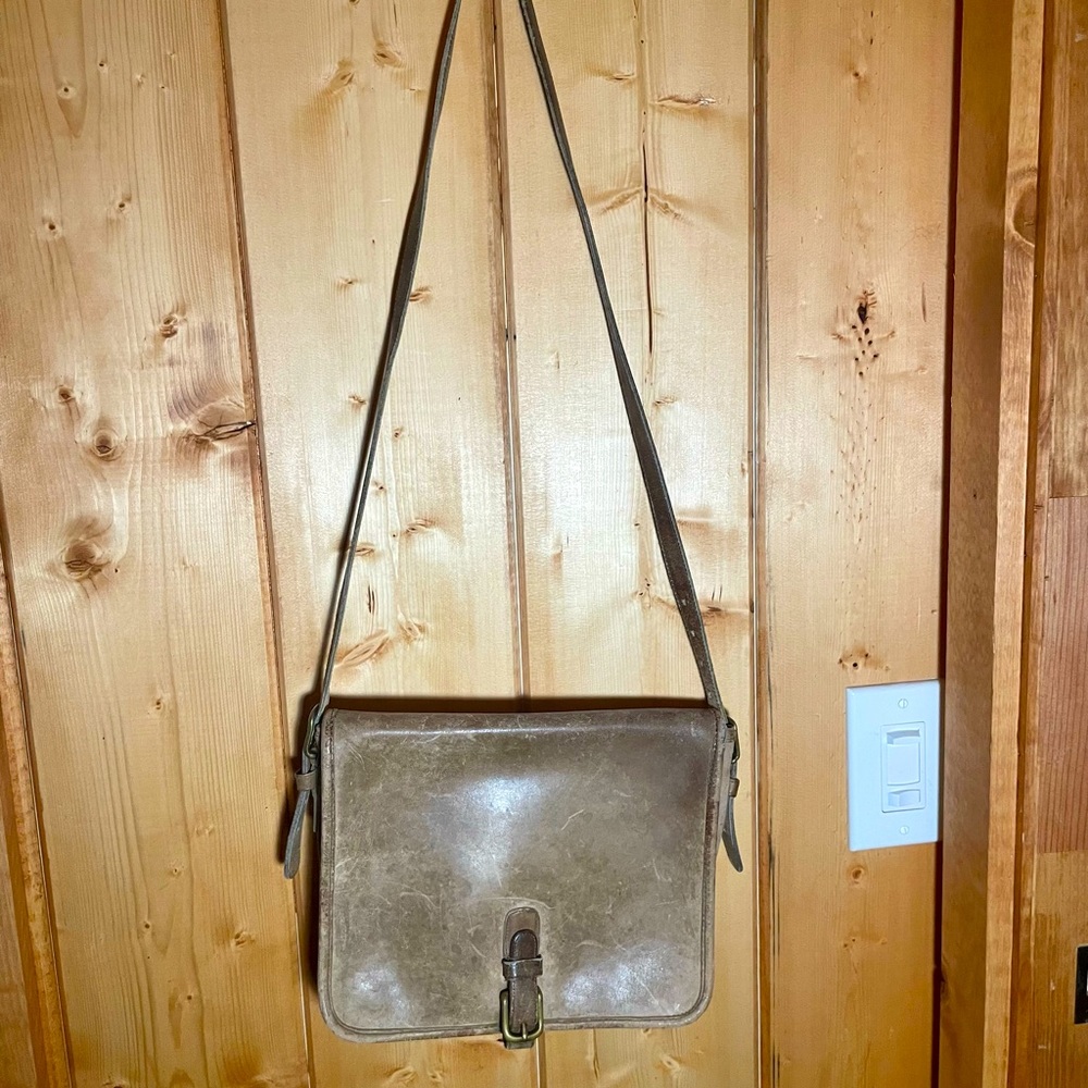 Vintage Coach Crossbody Bag Leather Purse
